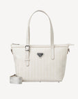 VALLON | Shopper pearl weiss/silber - FRONTAL