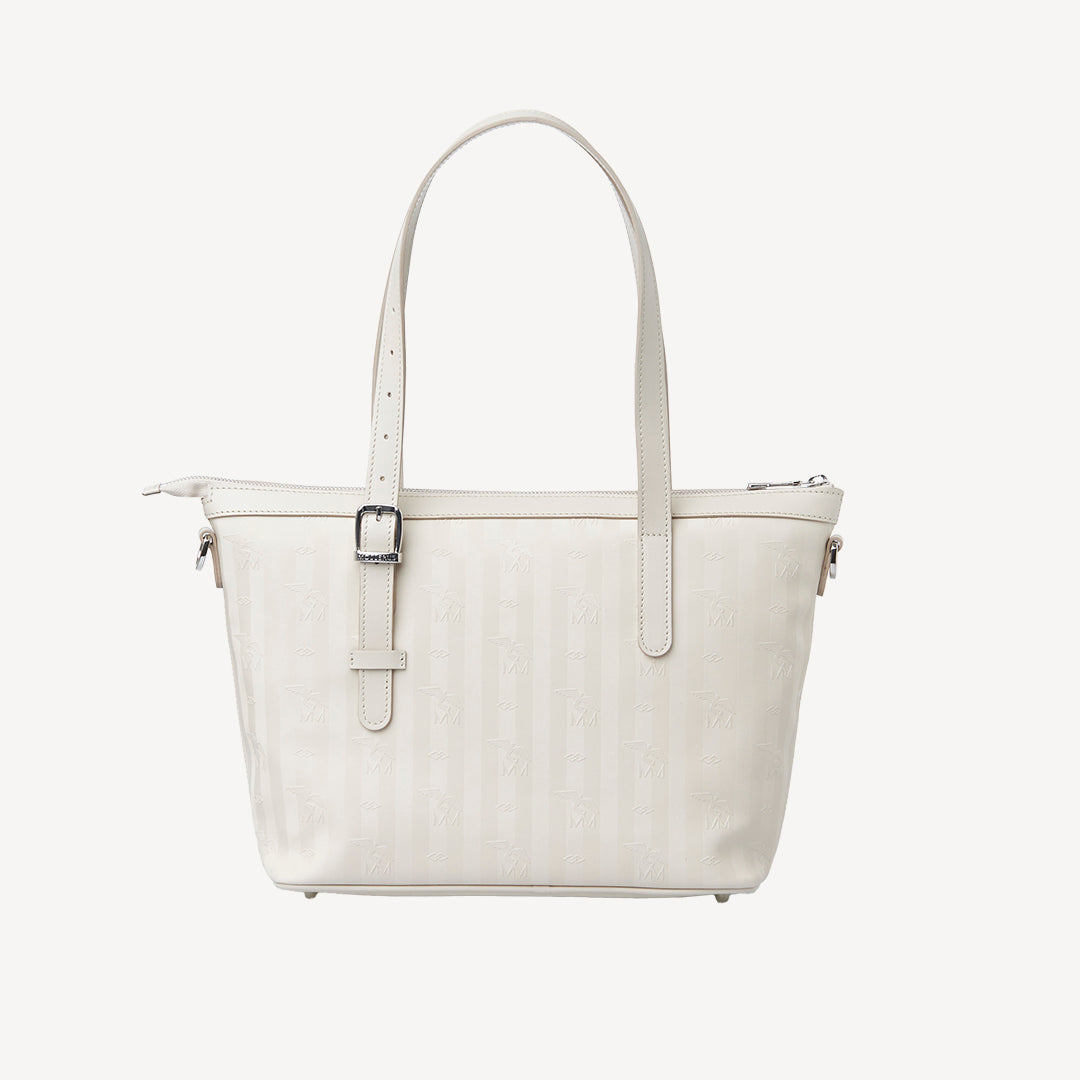 VALLON | Shopper pearl weiss/silber - VON HINTEN