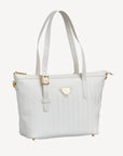 VALLON | Shopper snow weiss/gold - SEITLICH