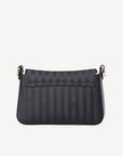 NOVILLE | Umhängetasche classic schwarz/gold - VON HINTEN