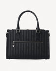 ZERNEZ | Handtasche classic schwarz/silber - von hinten