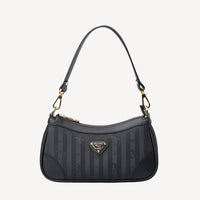 MOIRY | Sac bandoulière classique noir/or