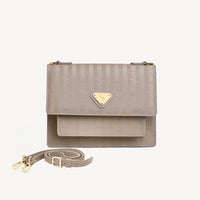 FEY | Sac bandoulière taupe/doré