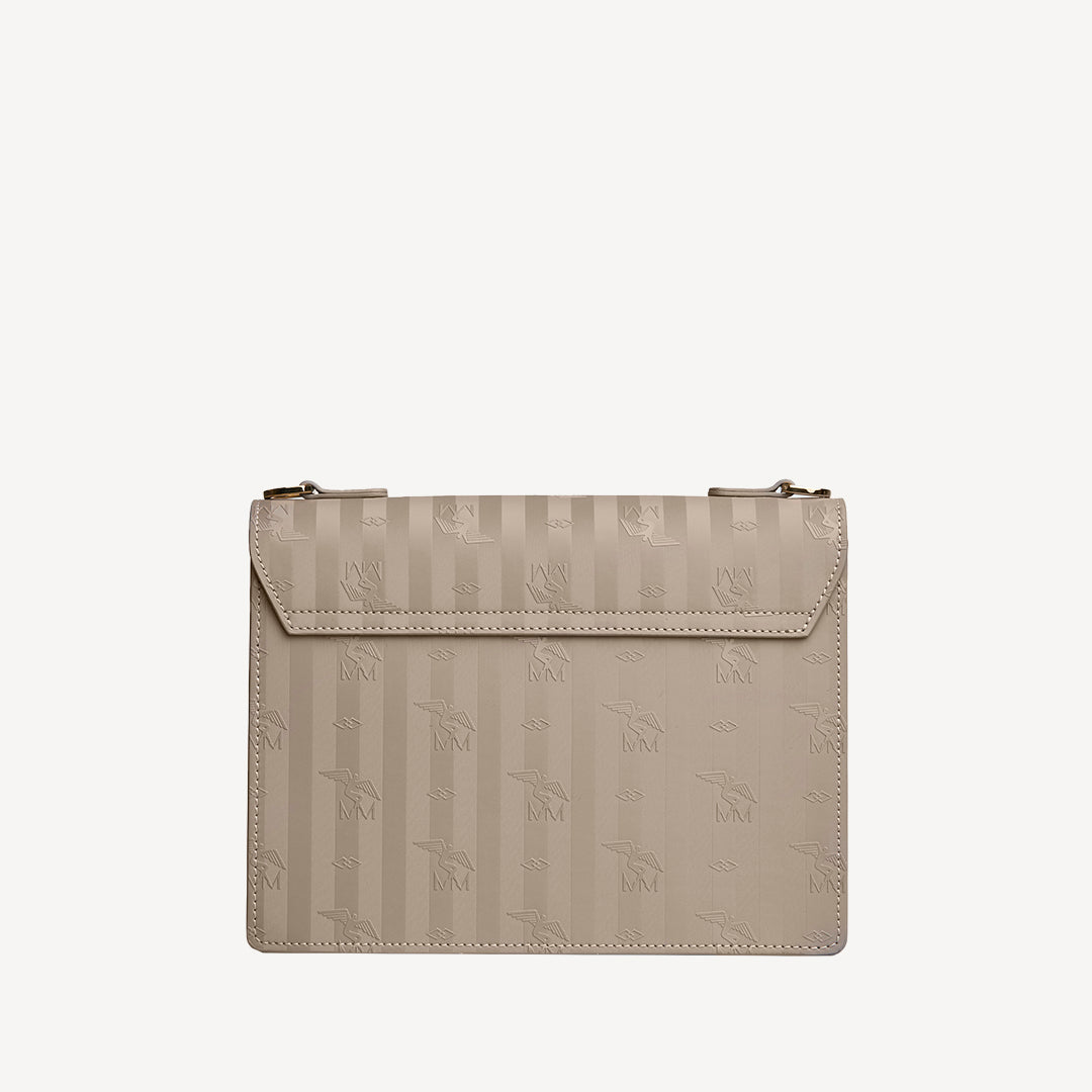 FEY | Shoulder bag taupe grey/gold
