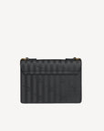 URSY | Umhängetasche classic schwarz/gold - VON HINTEN
