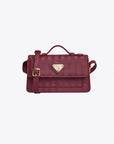 EGG | Shoulder bag antique red/gold