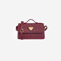 EGG | Shoulder bag antique red/gold