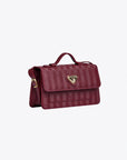EGG | Shoulder bag antique red/gold