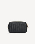 RIVAZ | Umhängetasche classic schwarz/gold - VON HINTEN