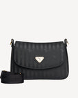 MONNAZ | Sac bandoulière classique, noir/doré