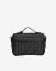 MEYRIN | Umhängetasche classic schwarz/gold - von hinten