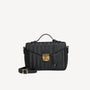 MEYRIN | Umhängetasche classic schwarz/gold - frontal
