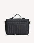 MARIN | Umhängetasche classic schwarz/gold - VON HINTEN