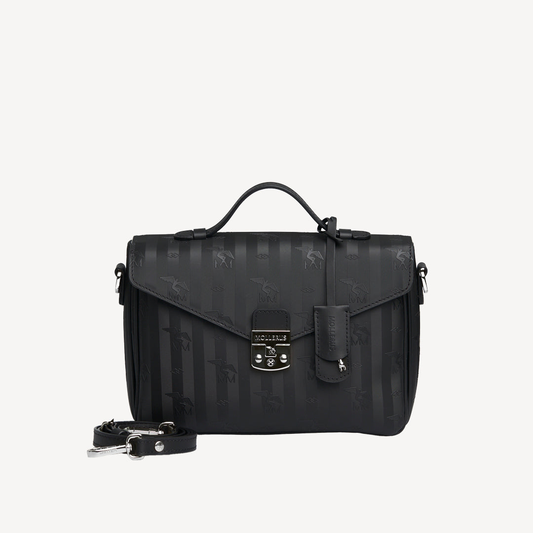 MARIN | Shoulder bag classic black/silver