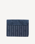 MELIDE | Umhängetasche Velour space blau/silber - VON HINTEN