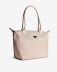 INTERLAKEN | Shopper Nylon pearl weiss/silber - von der Seite Detail