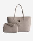 BERN | Shopper taupe grau/gold - frontal