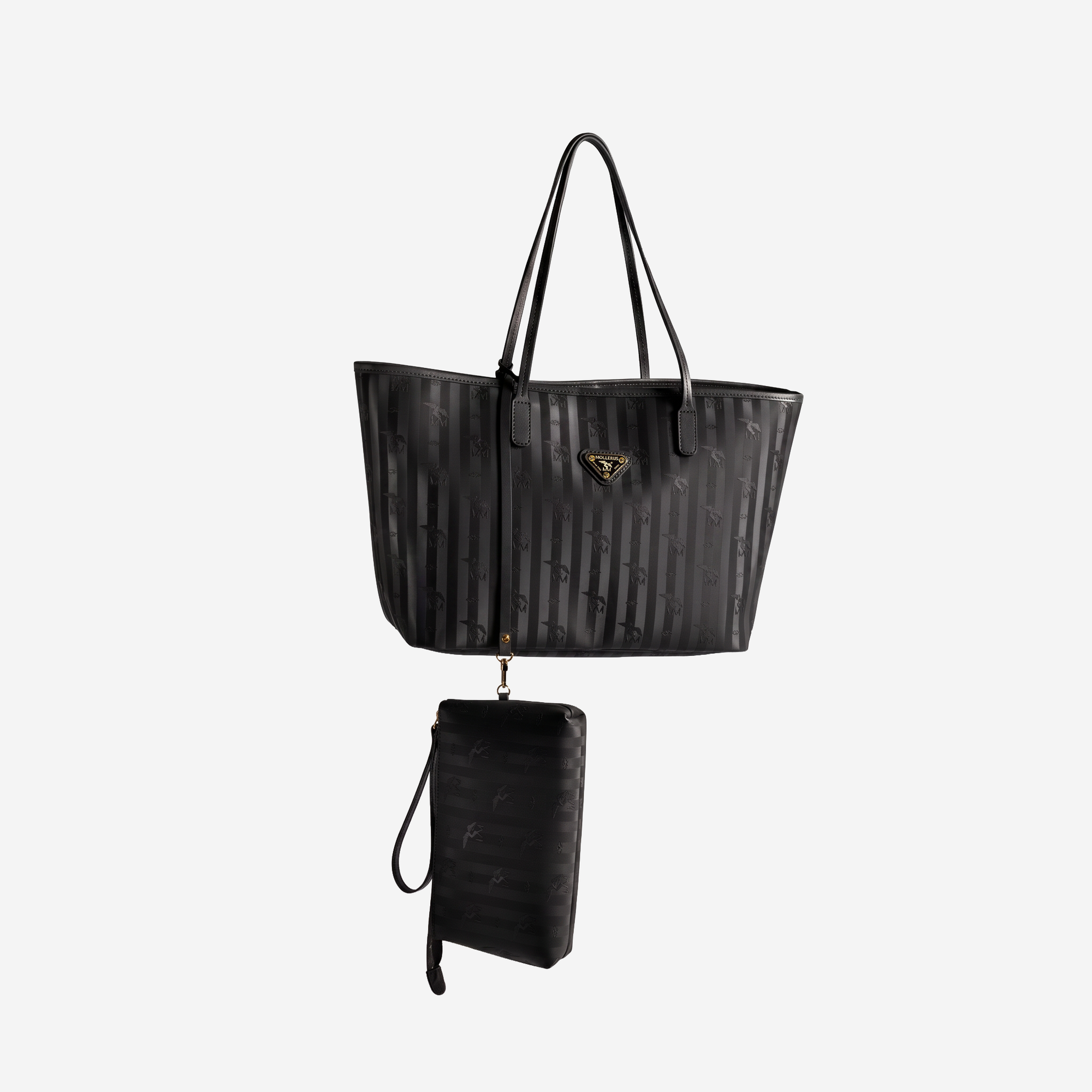 BERN | Shopper classic schwarz/gold - hängend