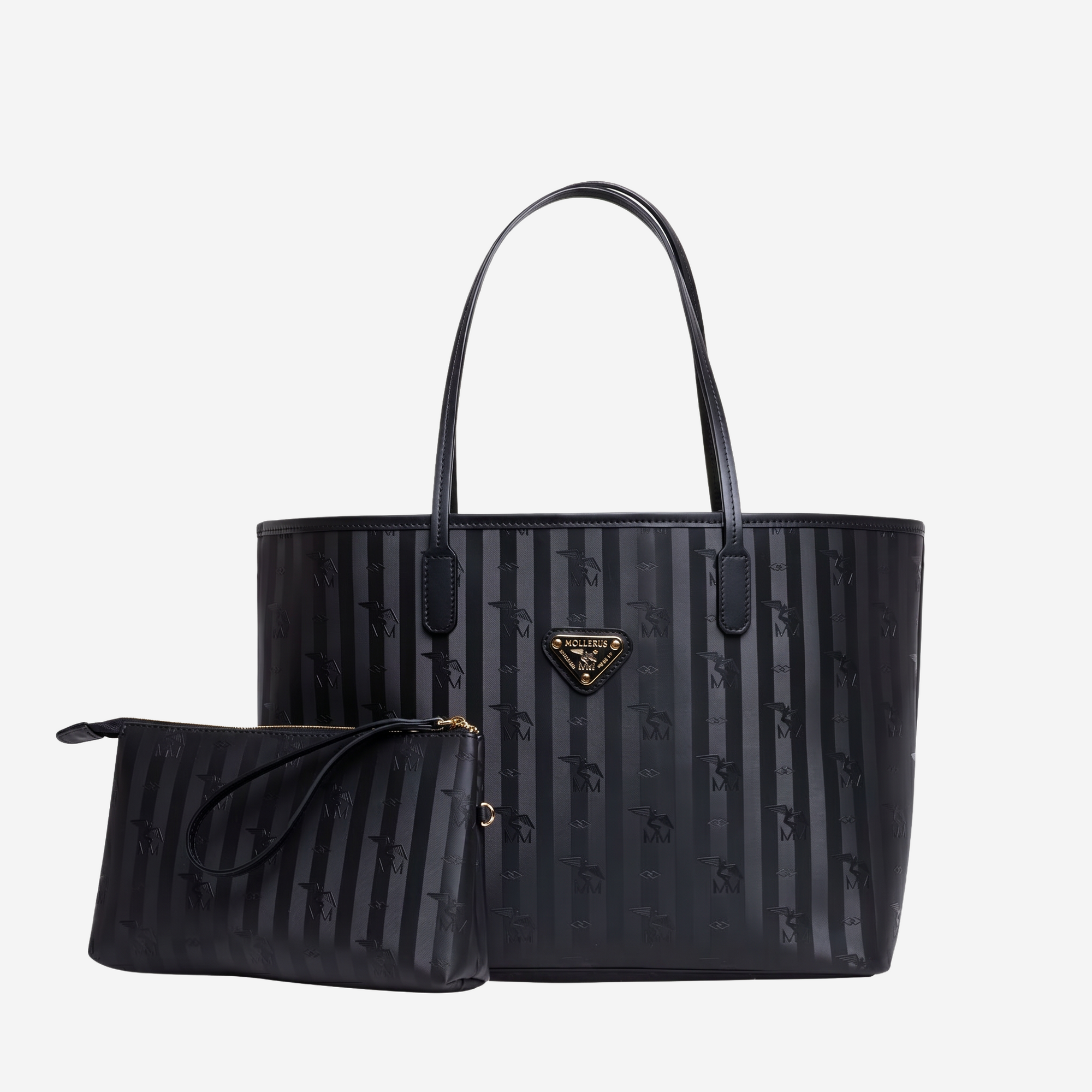 BERN | Shopper classic schwarz/gold - frontal