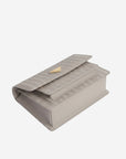 FEY | Umhängetasche taupe grau/gold