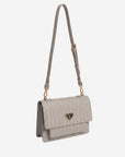 FEY | Umhängetasche taupe grau/gold