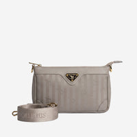 FLUMS | Crossover taupe grey/gold