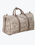 MADRID | Reisetasche camouflage beige/silber - seiltich