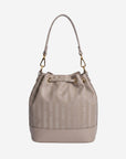 SION | Pouch bag taupe/gold