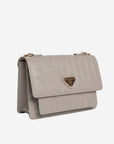 URSY | Borsa a tracolla taupe/oro