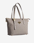 VALLON | Shopper taupe/oro