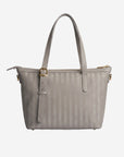 VALLON | Shopper taupe/oro