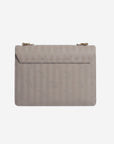 WIL | Umhängetasche taupe grau/gold