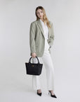 WENGEN | Shopper Nylon classic schwarz/gold - full body 