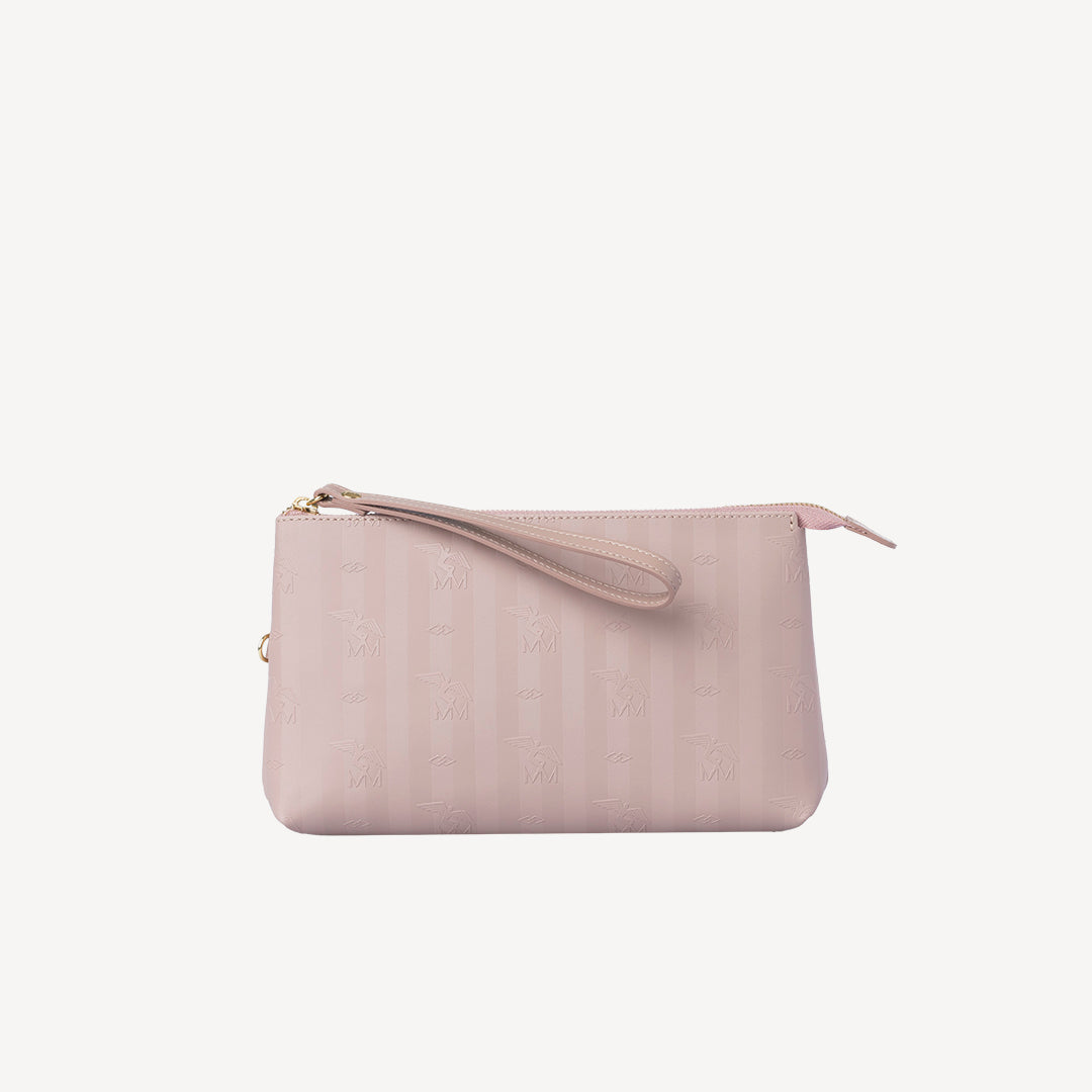 PIZOL | Necessaire soft rosé/gold - frontal