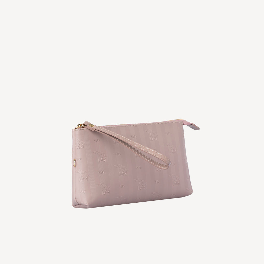 PIZOL | Necessaire soft rosé/gold - seitlich
