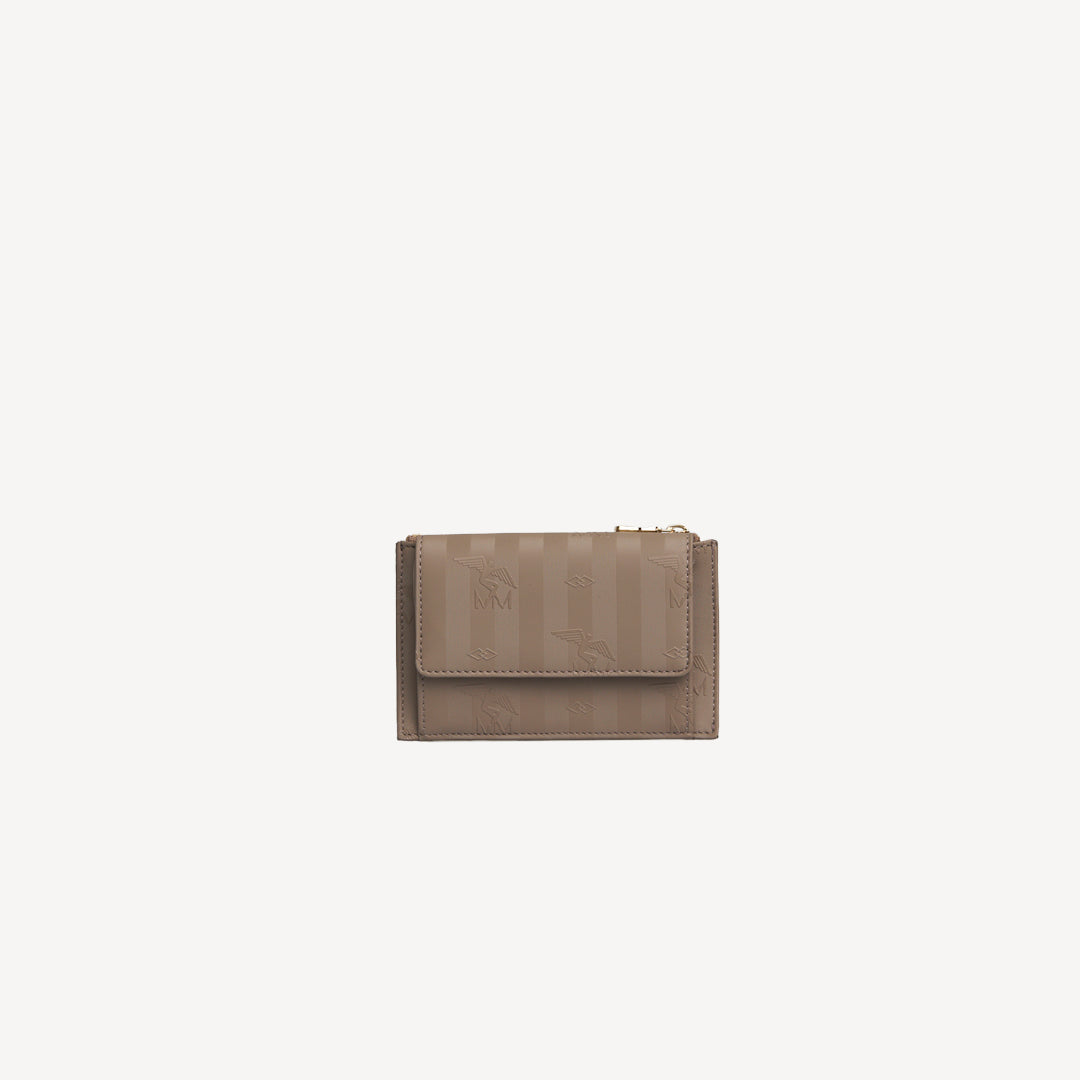 BUIN | Credit card case taupe grey/gold