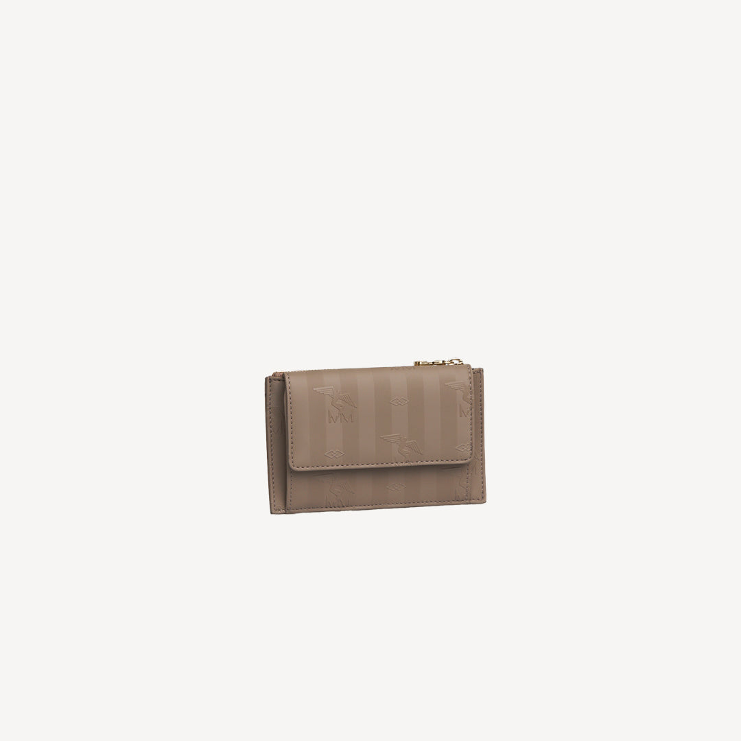 BUIN | Credit card case taupe grey/gold