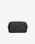 RIVAZ | Sac bandoulière classique, noir/argent