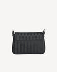 PIZY | Sac bandoulière classique, noir/argent