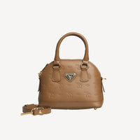 OETWIL | Shoulder bag stampato moss brown/gold