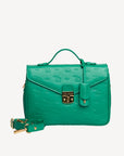 MARLY | Sac bandoulière Stampato vert menthe/doré