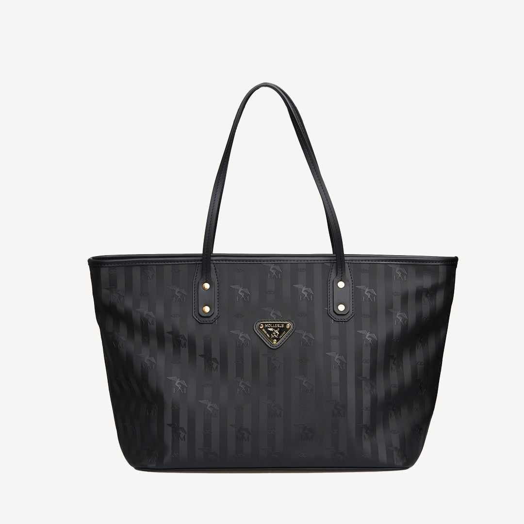 WINTERTHUR | Shopper with zipper classic black/gold