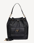 NYON | Sac seau classique, noir/doré