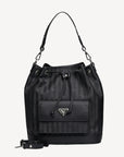 NYON | Sac seau classique, noir/argent