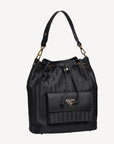 NYON | Sac seau classique, noir/doré