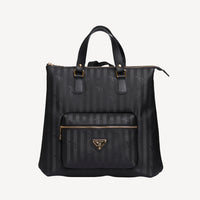 MANNO | Sac à dos classique noir/doré