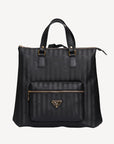 MANNO | Rucksack classic schwarz/gold