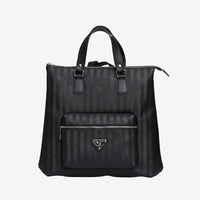 MANNO | Sac à dos classique noir/argent