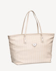 WINTERTHUR | Sac cabas zippé perle/argent