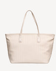 WINTERTHUR | Sac cabas zippé perle/argent